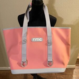 RTIC Pink and Gray Women's Tote Bag